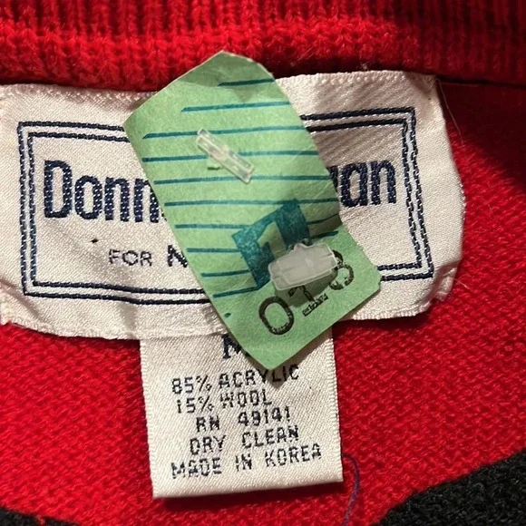 Donna Morgan - acrylic, vintage‎ sweater, m - Picture 3 of 8